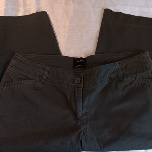 The Limited Green Crop Pants Sz 14